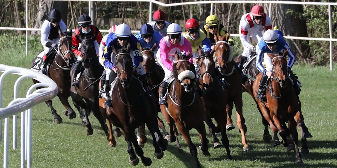 Photo horse racing