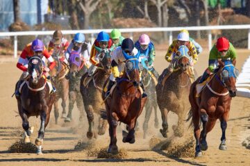 Photo horse racing